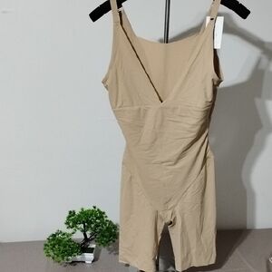 Beige Shapewear Bodysuit